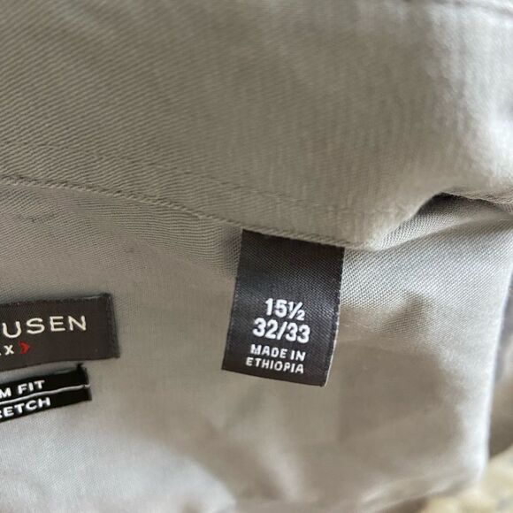 Men’s Van Heusen Gray Button Up Top - Picture 5 of 5